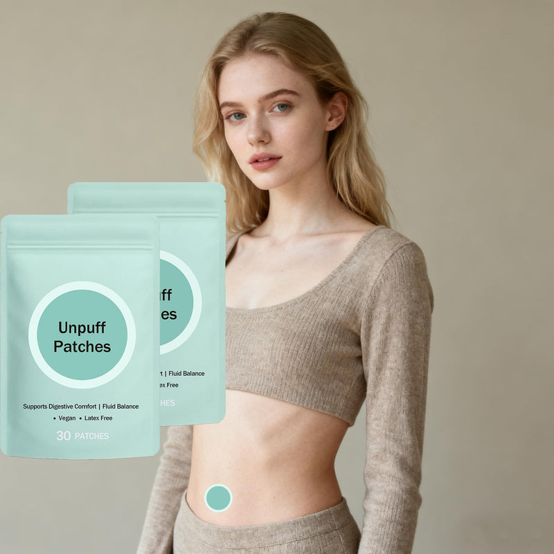 [Australia] - Unpuff Patches, with Dandelion, Fennel, Artichoke, Ginger & Turmeric, 2 Pack, 60 Patches (2pc) 