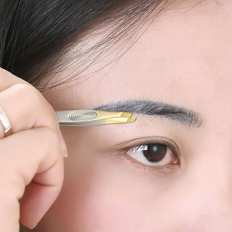 [Australia] - SHUBEIEUMI tweezers set, 3-piece precision tweezers set, hair plucking tweezers, eyebrow plucking tweezers, stainless steel tweezers, for facial care for plucking eyebrows 