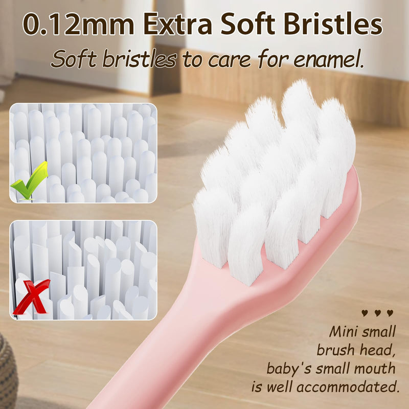 [Australia] - Kids Toothbrushes 8 Pack,Soft Bristle Toothbrush for Toddlers 2-12 Years Old, Cute Multicolor Boys Girls Toothbrushes,Clean Kids Teeth Bristles Not Easy to Shed Little Clouds Toothbrush 