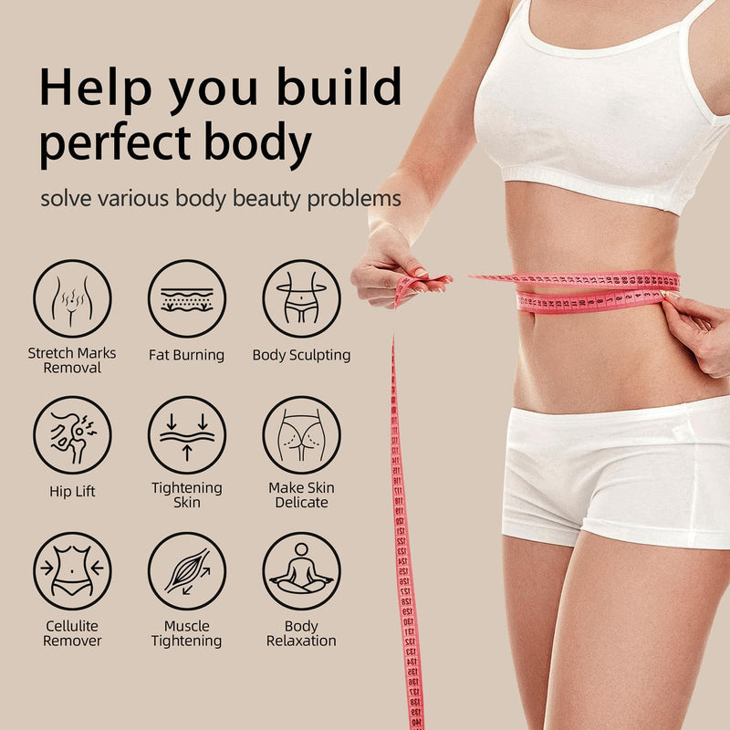 [Australia] - cotsoco Body Sculpting Machine, Cordless Cellulite Massager Tool for Belly, Waist, Neck, Leg, Butt, Arm-Gifts for Women Girls Mum, Pink 