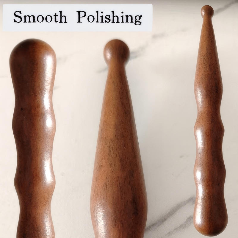 [Australia] - Sandalwood Acupoint Massage Pen, Traditional Wooden Acupressure Stick Reflexology Tool for Deep Tissue, Meridian Massage Tool for Body, Hand and Foot 