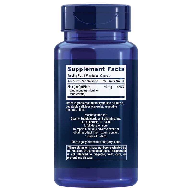 Life Extension Super K, Vitamin K1, Vitamin K2 mk-7, Vitamin K2 mk-4 & Zinc Caps, zinc 50 mg, zinc Citrate, Support The Body's Immune defenses