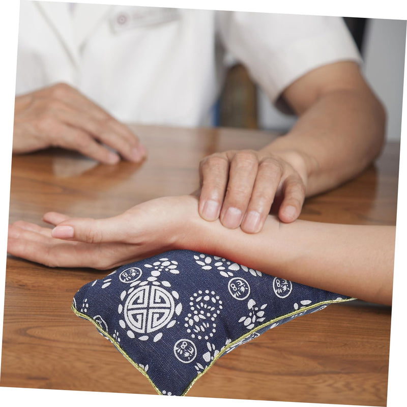 [Australia] - CHILDWEET 2pcs Chinese Medicine Pulse Pillow Cotton Diagnosis Cushion for Accurate Pulse Handling Lightweight and Blue 