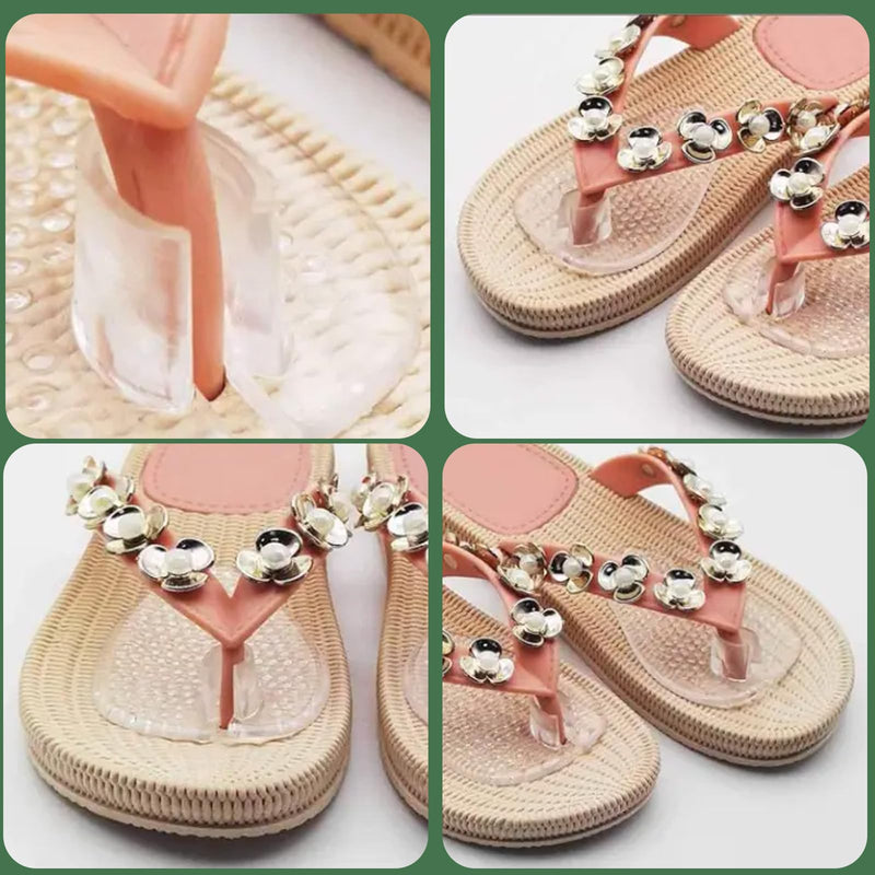 [Australia] - Landrain 3 pieces toe protection flip flop, toe separator protection 