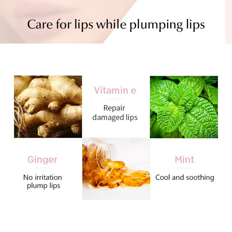 4Pcs Lip Plumper Set,Lip Plumper,Natural Lip Plumper kit,Day and Night Lip Plumper