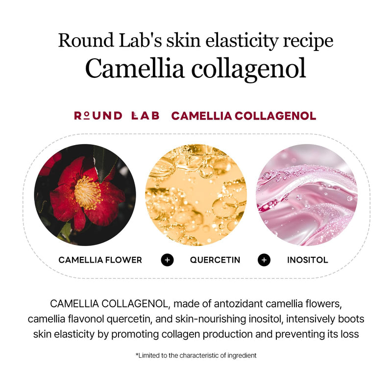 [Australia] - ROUND LAB Camellia Deep Collagen V Lifting Gel Mask 14EA | Double-chin Mask, Instant Cooling & Depuffing, Face Toning Belt, Collagen V-line, Improves Sagging Skin, Lifting & Firming 10g/0.35oz Collagen V Lifting Mask 14ea 