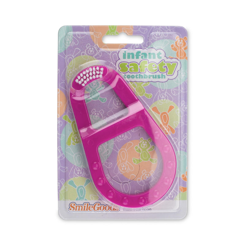 [Australia] - SmileGoods Infant Safety Toothbrushes, 24 Individually Packaged Toothbrushes, Assorted Colors, Bulk Pack of 24 