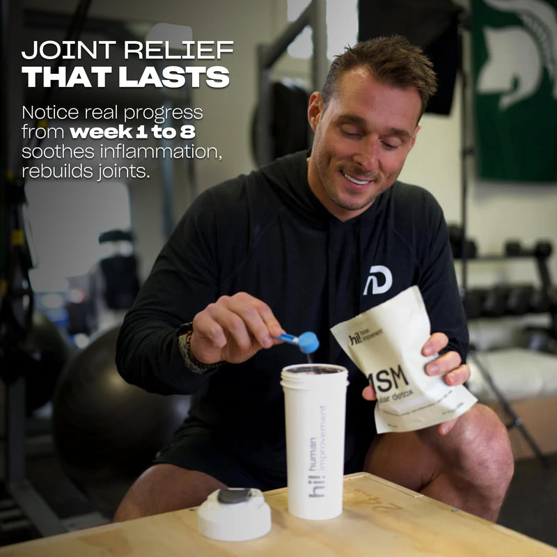 [Australia] - Pure MSM Powder | Organic Sulfur Powder for Skin, Hair, and Nails | Cellular Detox, Joint Health, Immune Boost, & Increased Energy | 99.9% Pure MSM Supplement | Made in the USA, 0g Sugar (64 Servings) 