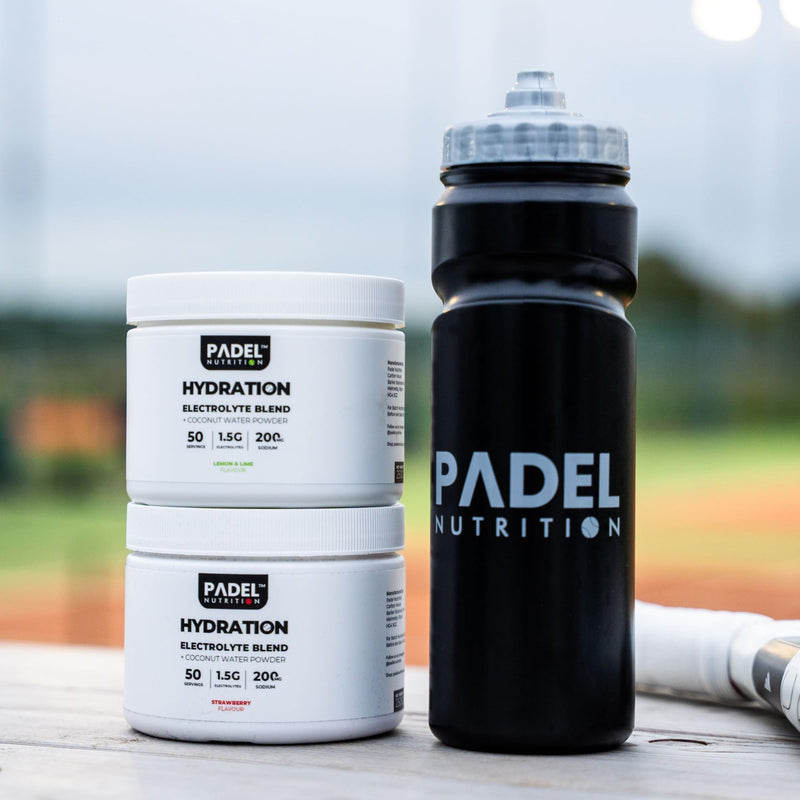 Electrolyte Supplement for Padel Tennis - 50 Servings | Hydration Electrolyte Blend with Coconut Water | Rapid Rehydration, Cramp Prevention & Endurance Support by Padel Nutrition (Strawberry) Strawberry