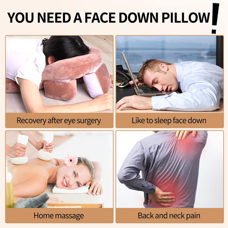 [Australia] - Face Down Pillow After Eye Surgery Recovery Equipment, Comfortable Retinal Detachment Pillow, Vitrectomy Macular Hole Recovery Equipment for Post Eye Surgery Recovery 