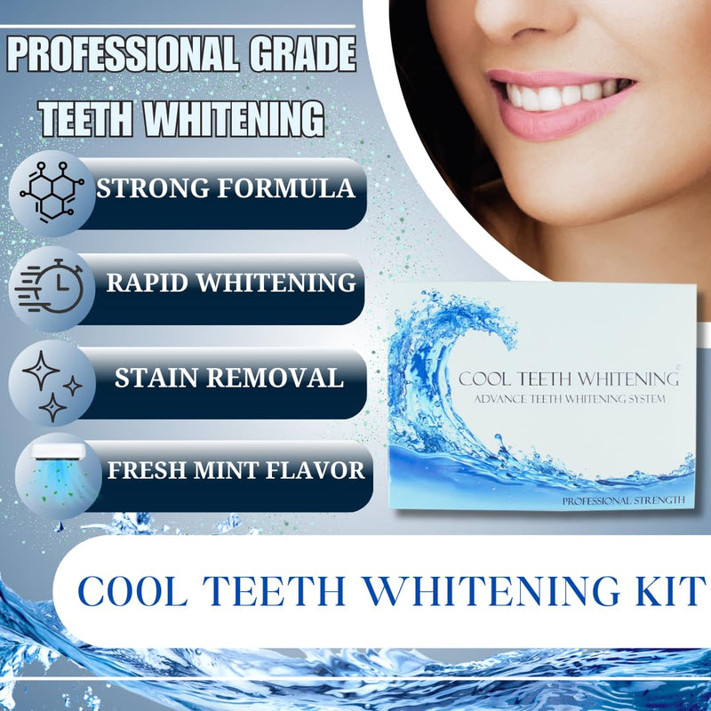 [Australia] - Teeth Whitening Kit 4 Syringes (3ml) New Strongest 44% Carbamide Peroxide Teeth Whitening Gel Light Trays Retainer Case Included Vegan Tooth Whitener 