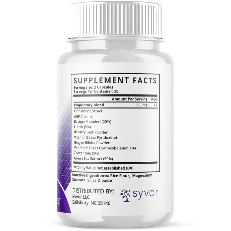 (2 Pack) Neurocept Capsules, Official Neurocept Supplement (120 Capsules)