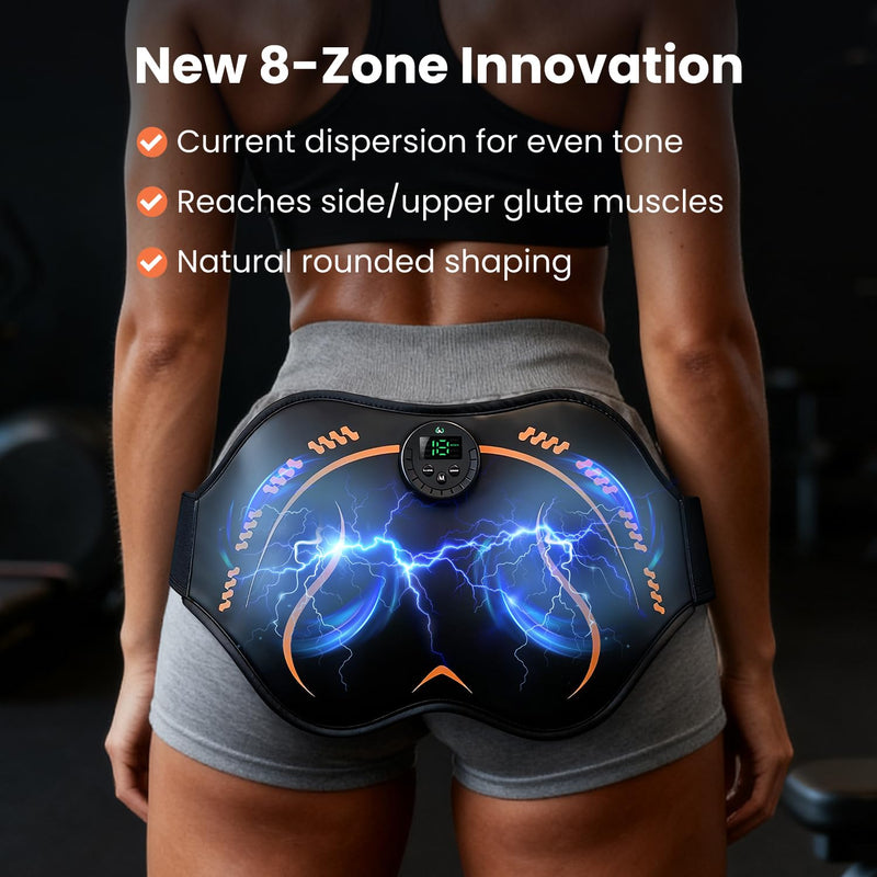 Hip Trainer Glute Muscle Stimulator, Butt Lifting Machine & Muscle Toner, Muscle Stimulator for Lifting HIPS, Home Workout Equipment for Women