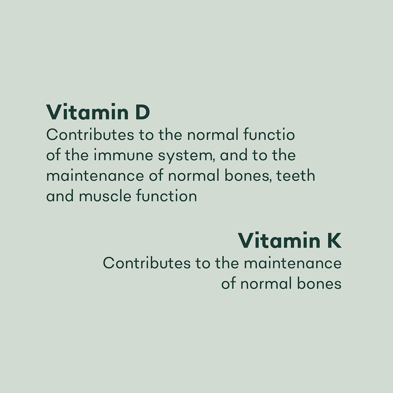 Vitamin D3 K2 Drops 4000IU - 30ml Bottle