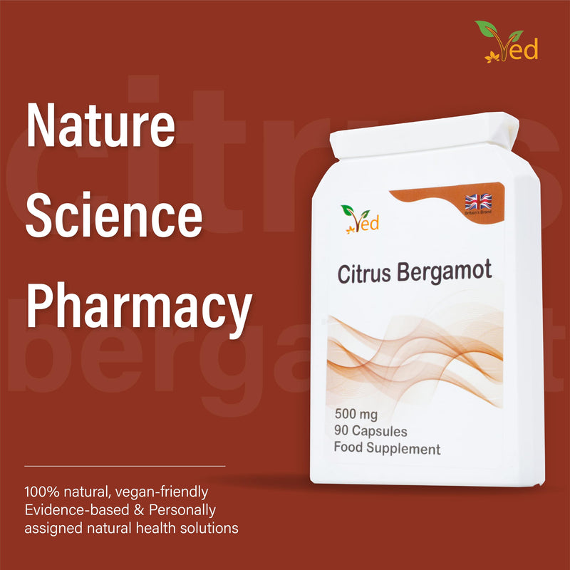 [Australia] - Ved Citrus Bergamot, organic citrus bergamot extract, 500 mg, 90 capsules (3 month supply) 