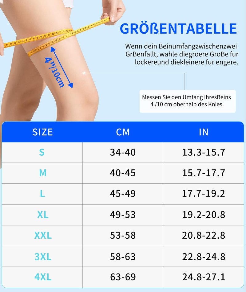 [Australia] - ProWaves Knee Brace Men Women with Side Stabilizers Patella Knee Brace Orthopedic Knee Brace Meniscus Knee Support for Meniscus Tear Knee Pain Sports Arthritis Recovery Adjustable XXXXL White 