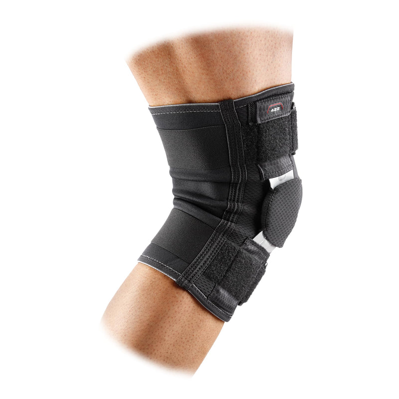 [Australia] - McDavid Hinged Knee Brace for Men & Women, Maximum Knee Support & Compression for Stability & Recovery, Ligament, Hyperextension Support LARGE 