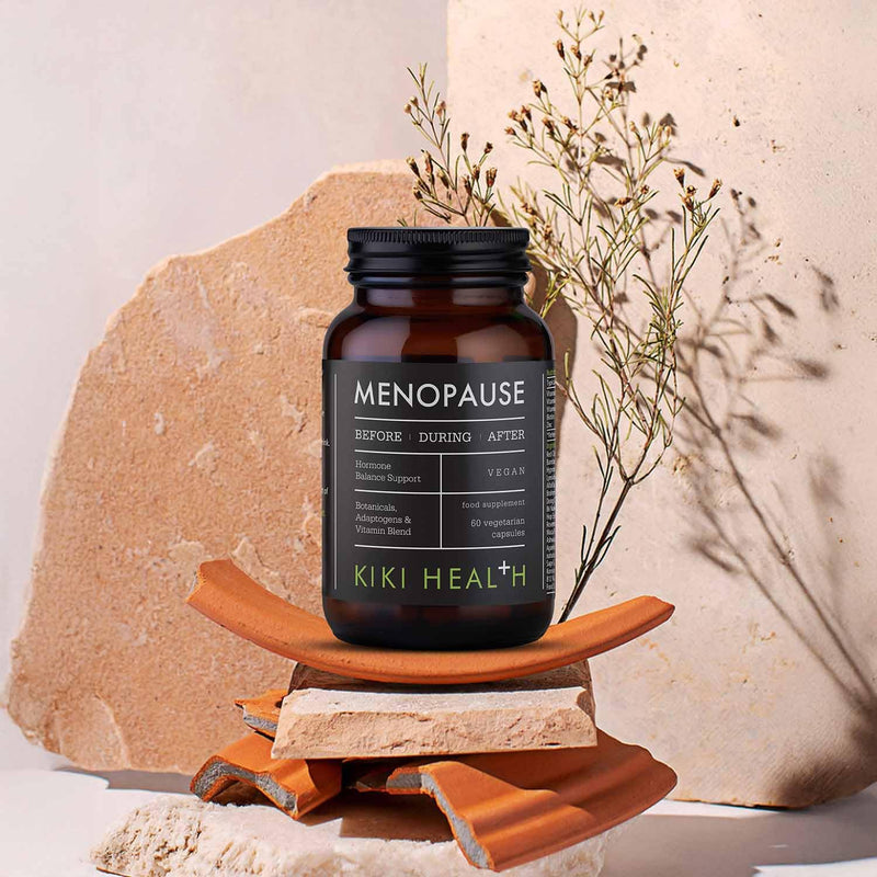 Menopause Blend – Natural Adaptogenic Botanicals & Vitamins for Bloating, Hot Flush Relief, Mood Balance, Restful Sleep & Bone Health – Menopause and Perimenopause Supplement – 60 Vegicaps