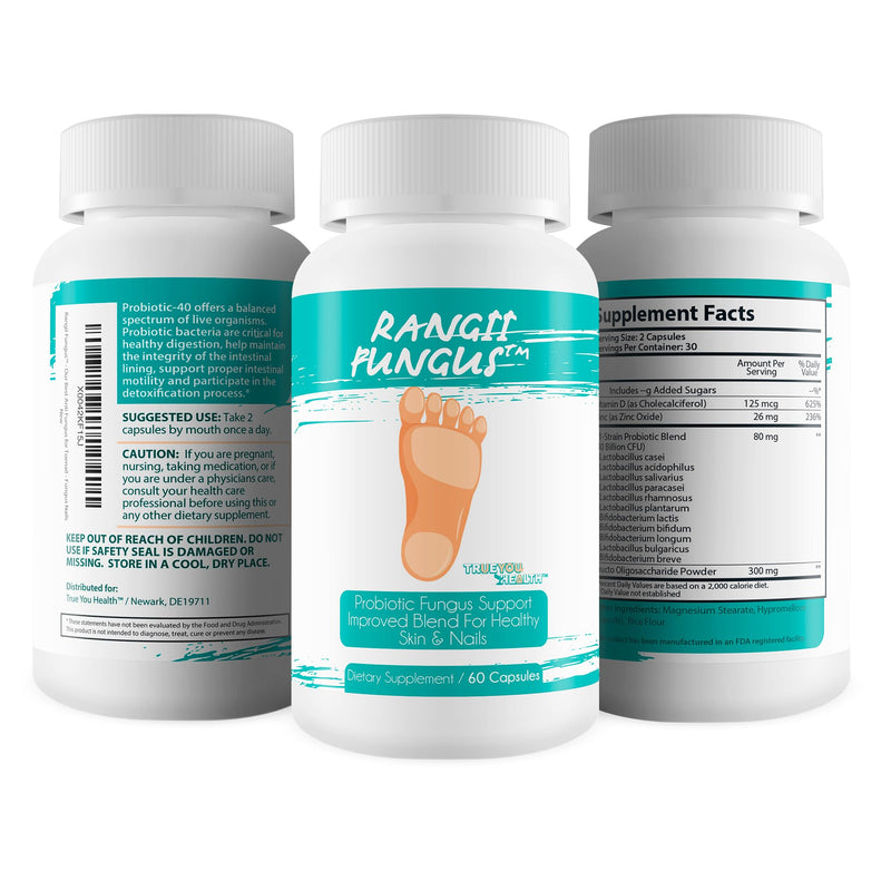 Rangii Fungus - Our Best Anti-Fungus Probiotic Pills - Natural Probiotic Fungus Support - Natural Probiotic Nail Fungus Treatment Supplement - Natural Nail Fungus Treatment for Toenail - Fungus Nails