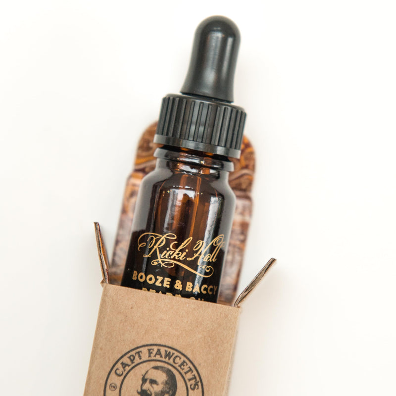 [Australia] - Captain Fawcett Beard Oil Booze & Baccy by Ricki Hall 10ml 