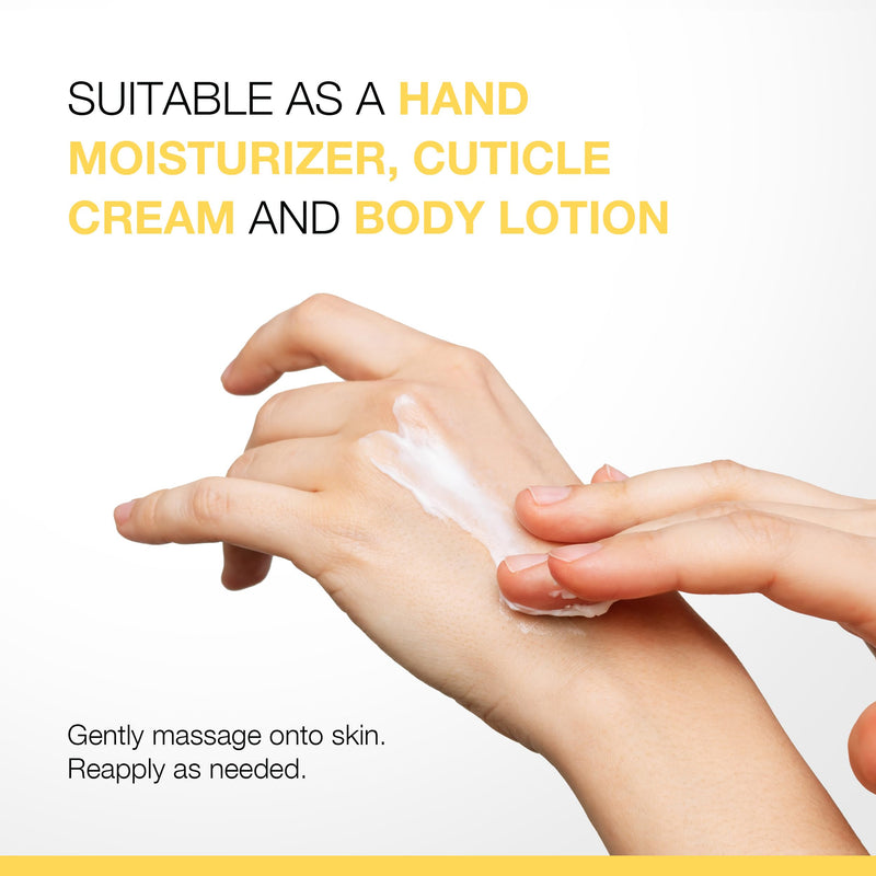 Cre8tion Vitamin C Hand & Body Lotion, Lightweight Moisturizer, 3.3 Fl Oz | Fast-Absorbing, Non-Greasy Formula Hydrates Parched Skin & Doubles as a Cuticle Cream, Vitamin C & Panthenol, Travel Size