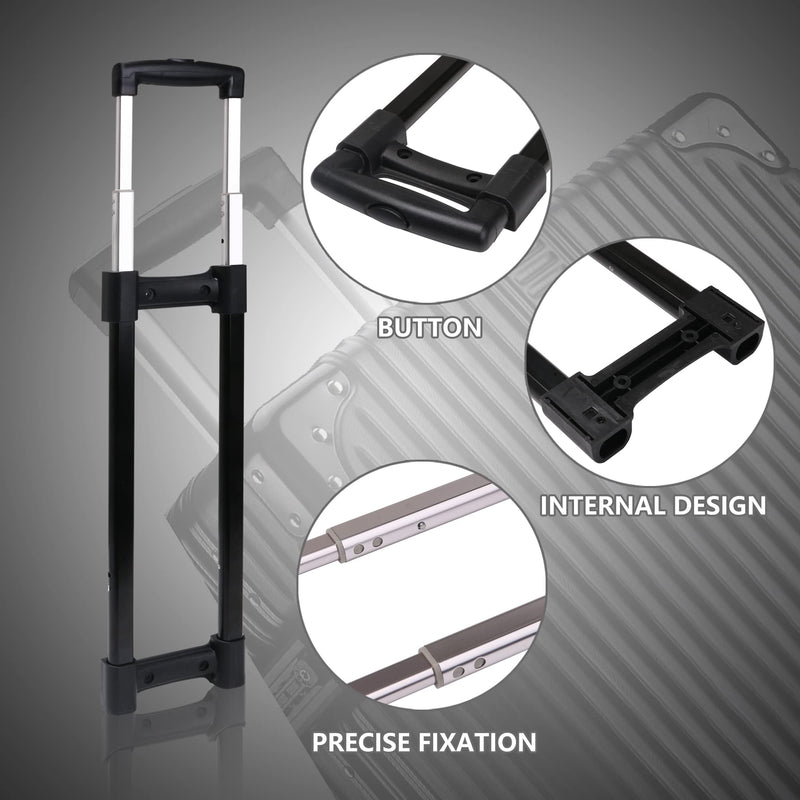 Traveling Luggage R003# Telescopic Handle Replacement for 20 Inch Suitcase with Screwdriver