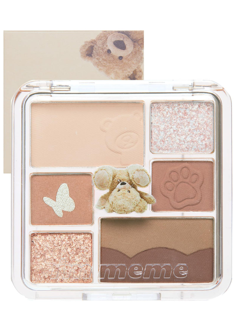 [Australia] - I'M MEME Wonder Soft Layer Palette 01 My Teddy, 0.23 Oz + Afternoon Tea Contour Frozen Choco, 0.4oz Bundle 