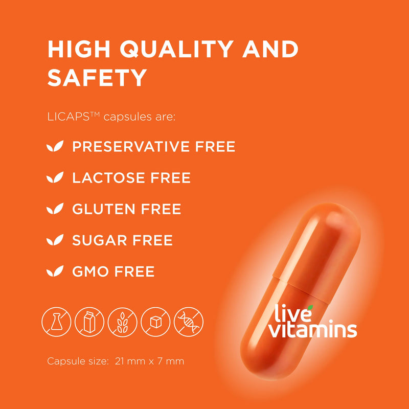 the only Live Vitamins. Bioactive Ingredients + Full Absorption = immediate Effect. Laboratory Tested. (Pack of 1) Pack of 1