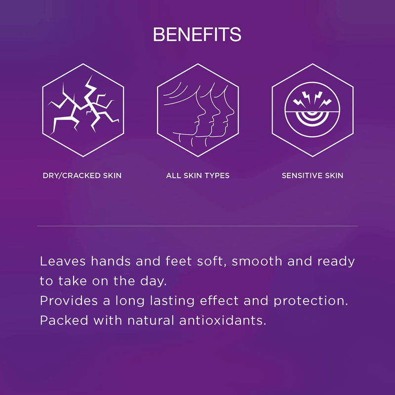 [Australia] - Hey Honey Skincare Hands & Feet Haydration Treatment Gift Set | Spa Grade Home Treatment For Extremely Dry Skin | Instant Relief For Cracked Elbows, Feet and Heels | 7.5 Oz 