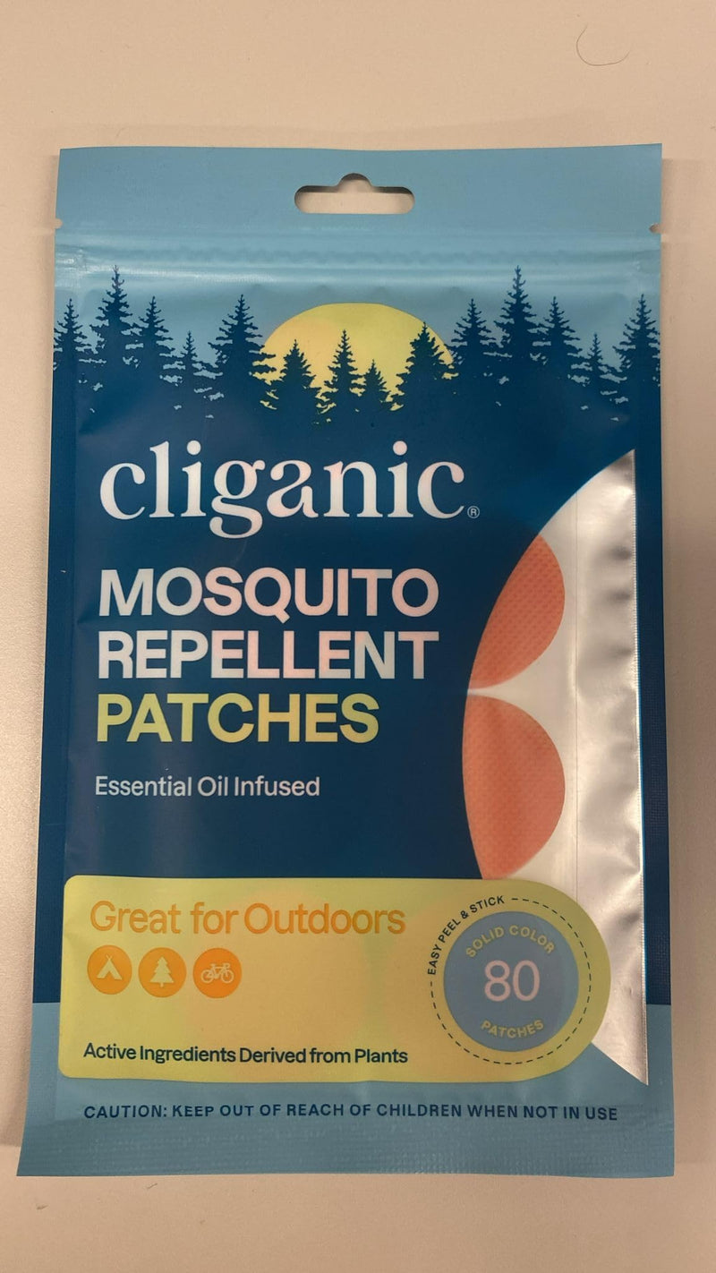 [Australia] - Cliganic Mosquito Repellent Stickers (80 Pack) - Patches for Kids & Adults, Natural DEET-Free, Citronella Essential Oil Infused 1 Count (Pack of 80) 