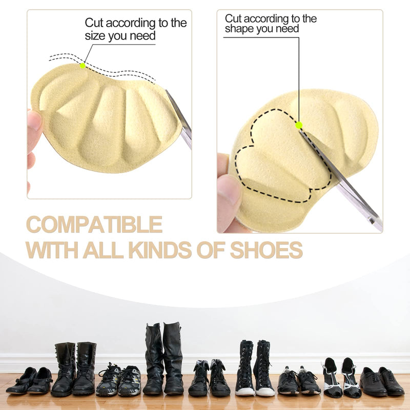 [Australia] - Soodyoow 3 pairs of heel pads, sponge heel pads, heel protection shoe insoles, prevents friction foot care heel protection shoe filler inserts, for men and women shoe insoles heel protection 