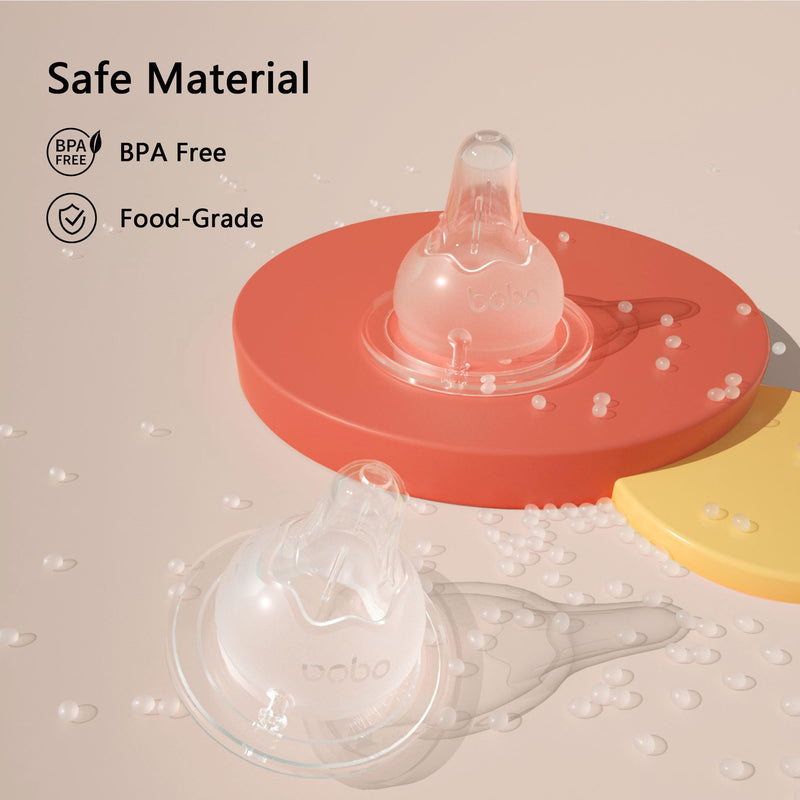 [Australia] - Nipples with Automatic Flow Lock, 100% Natural Feel, Soft Silicone, BPA-Free (9m+, LL, 4 counts) 9m+, LL, 4 counts 