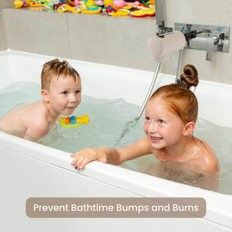 [Australia] - Bath Spout Cover, Soft Silicone Bathtub Faucet Cover Safety Universal Fit (Shifting Sand) Shifting Sand 