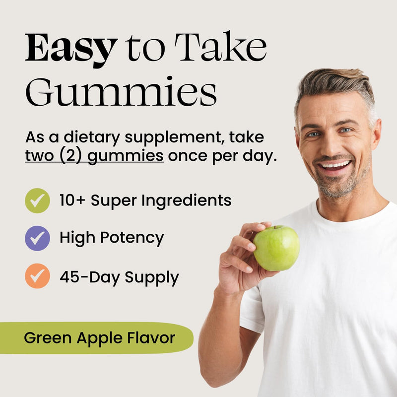 [Australia] - Sea Moss Gummies, Sea Moss 3000mg, Black Seed 2000mg, Ashwagandha 1000mg, Turmeric, Manuka Honey, ACV, Dandelion, Black Pepper, Burdock, Bladderwrack, Vegan, 90 gummies 