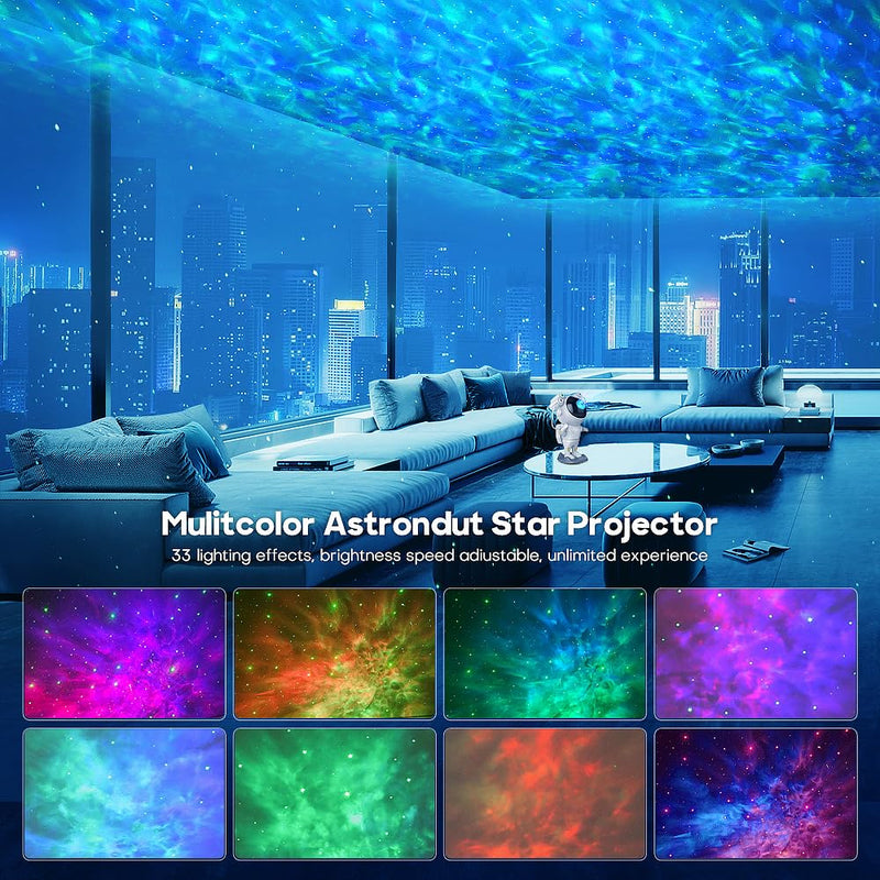 [Australia] - Astronaut Light Projector with Nebula, Astronaut Galaxy Star Projector Starry Night Light, Timer & Remote Control, Bedroom Ceiling Projector, Best Gifts for Children & Adults Astronaut Light Projector 