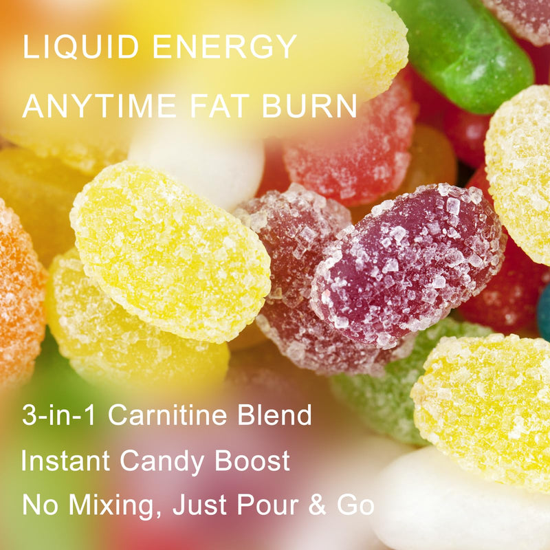 [Australia] - Liquid Carnitine 3000mg ‚Äì Energy & Metabolism Support with Acetyl L-Carnitine ‚Äì Gummy Worm Flavor Gummies ‚Äì 31 Servings (Pack of 1, Sour Gummy Worm) 16 Fl Oz (Pack of 1) 