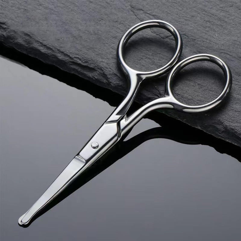 [Australia] - Ikadiya nose hair scissors for men, nose hair trimmer, nose hair trimmer, nose hair and ear hair scissors, also for the care of eyebrows, ear hair and beards 