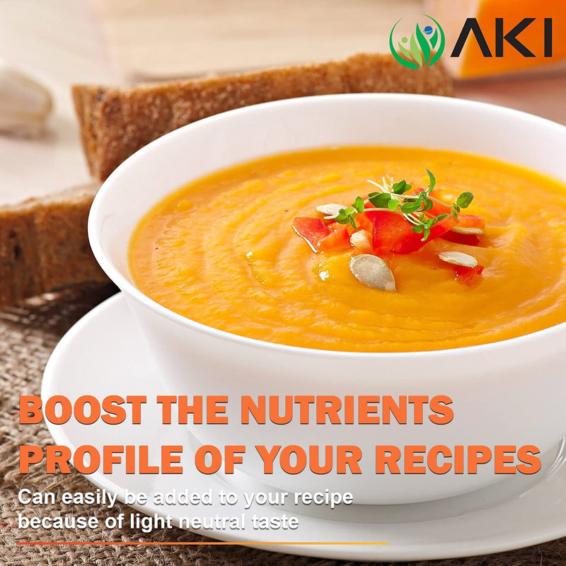 [Australia] - AKI Beta Carotene 10% Powder (1.5Oz, 42.52G) Highly Concentrated flavouring Fount of Vitamin A, May Helps to Support Body Functions, Skin, Immune System, and Eye | GMO Free & Vegan Friendly 