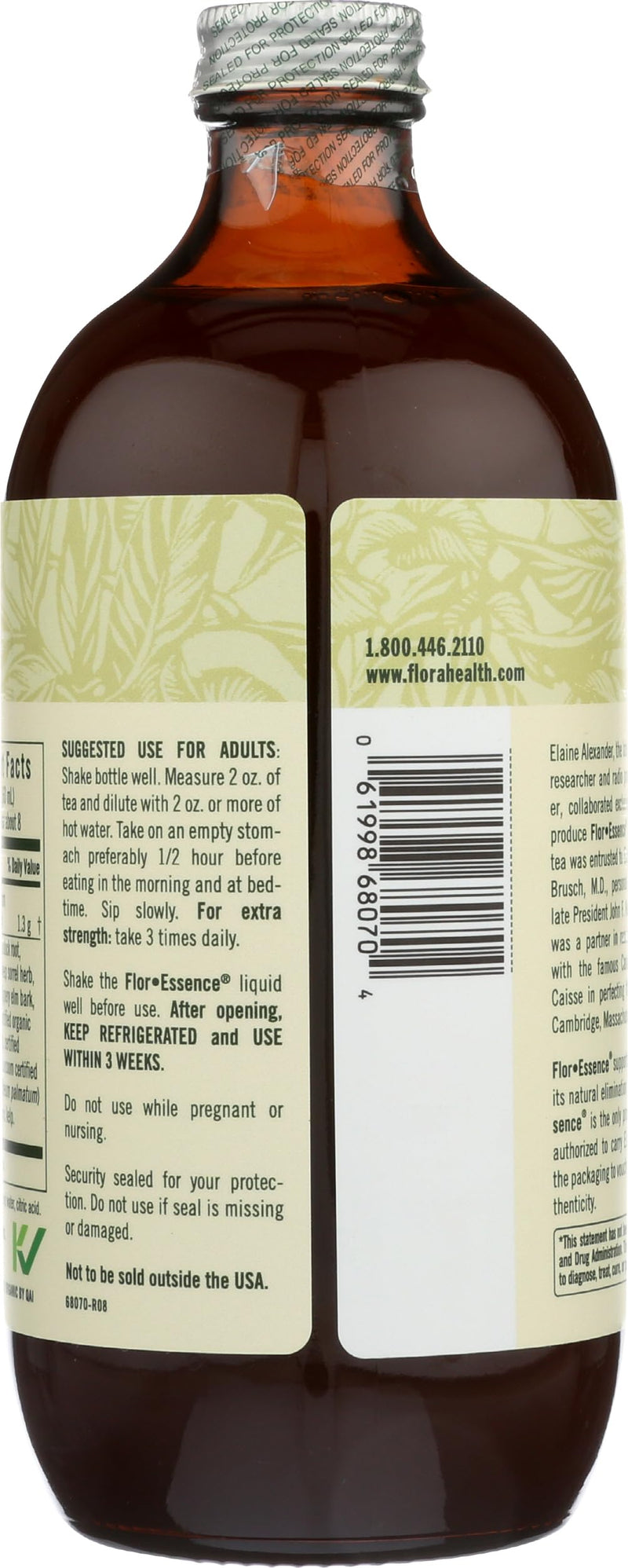 [Australia] - Organic Gentle Cleanse Flor-Essence Liquid Blend, Pure Vegan, 17 Fluid Ounces (Pack of 1) 