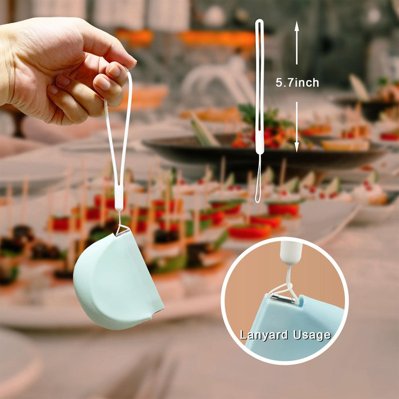 Silicone Retainer Case Soft Upgraded Cute Aligner Case Slim Partial Denture Case Container Holder Night Guard Braces Case with Lanyard for Girl Women Men Travel (Black) Black