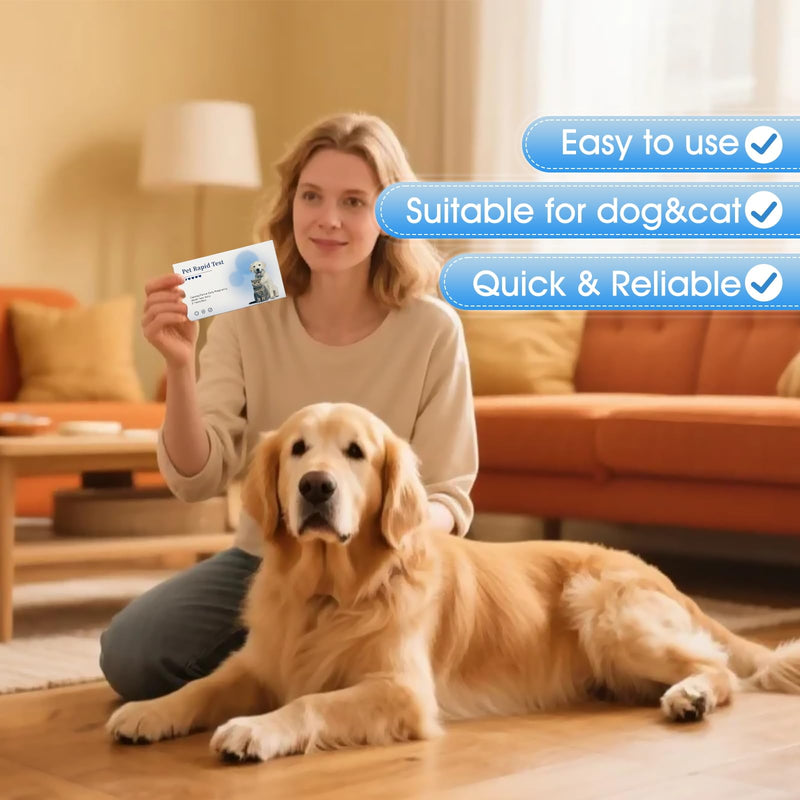 Dog & Cat Pregnancy Urine Test Kit – 5-Minute Home Urine Strips, 99% Accurate, Painless No Blood Draw – Easy for Pet Owners & Breeders