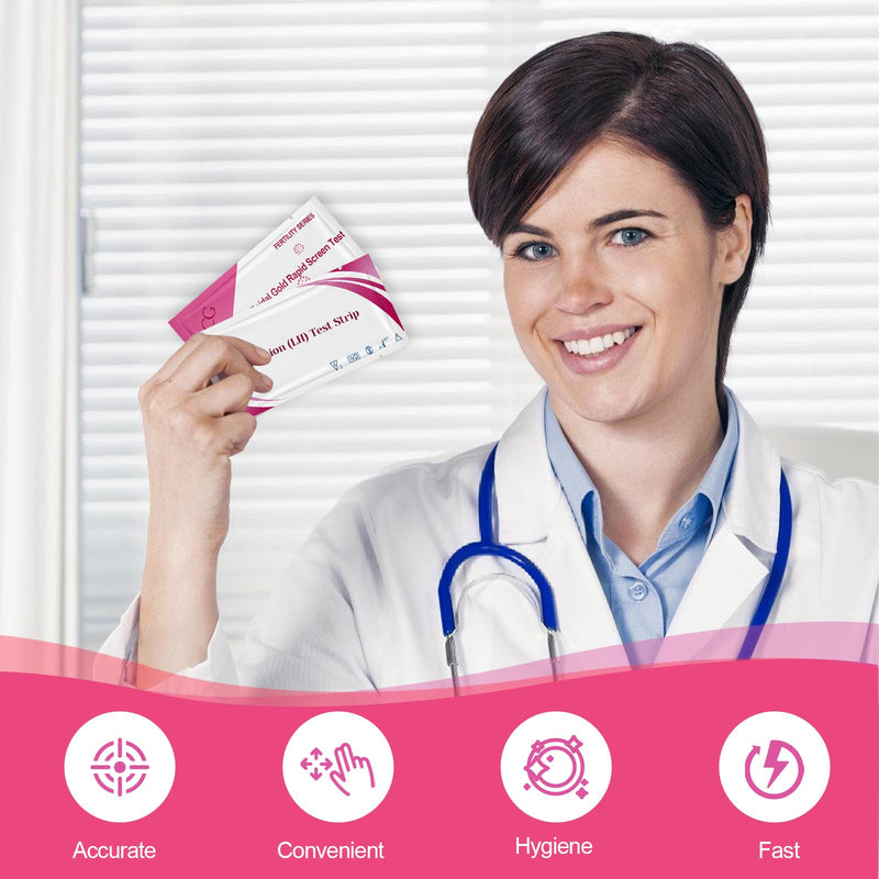 [Australia] - 25 ovulation test + 10 pregnancy test, desire to have children, ovulation test kit, ovulation test with 25 miu/ml optimal sensitivity, quick and accurate results, fertility test for women 