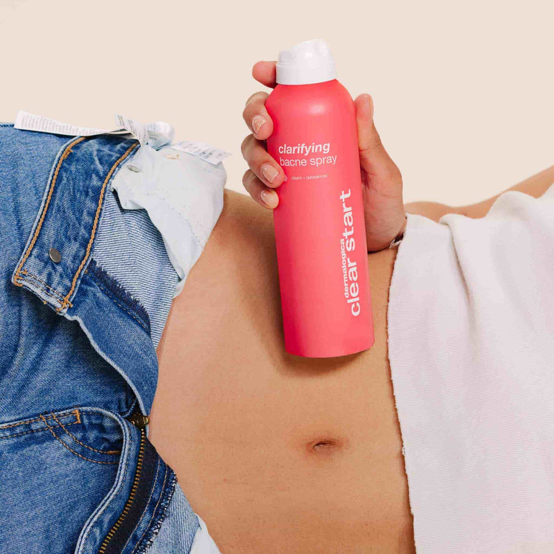 [Australia] - Dermalogica Clear Start Clarifying Bacne Spray - Back Acne Treatment Spray for Body Breakout, Pore Clearing, Preventing Pimple with Salicylic Acid, Witch Hazel, Tea Tree Oil, All Skin Type - 6 fl oz 