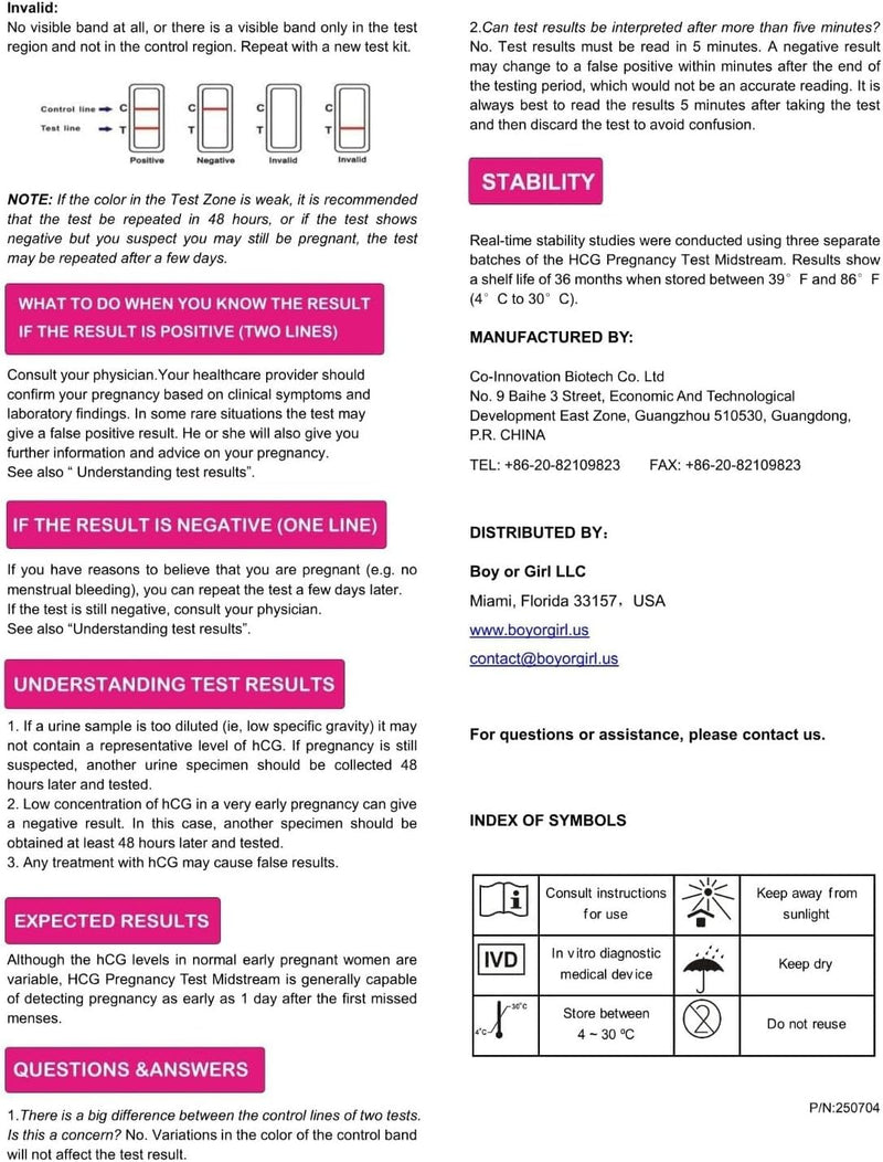 Pregnancy Test Midstream