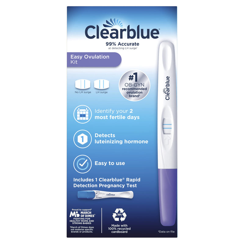 Clearblue Ovulation Complete Starter Kit, 10 Ovulation Tests and 1 Pregnancy Test (Pack of 2) 1 Count (Pack of 2)