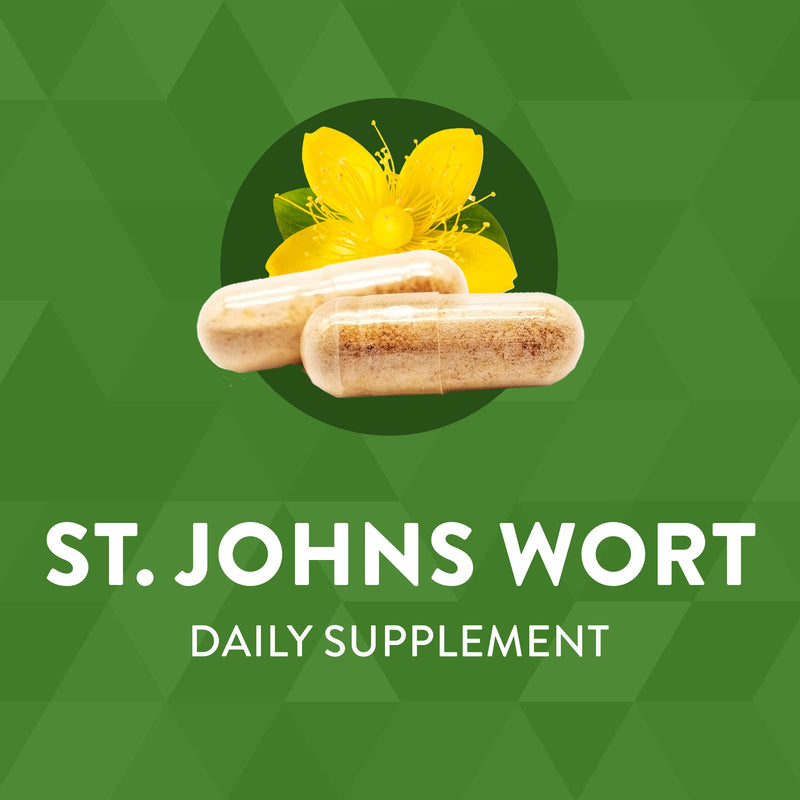 [Australia] - Nature's Way Premium St. John’s Wort Herb, Promotes A Positive Outlook*, 700 mg per serving, 180 Vegan Capsules 