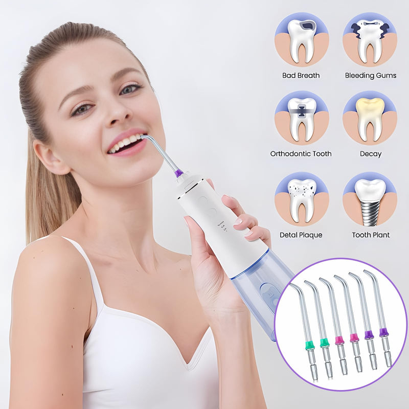 [Australia] - ROMOLY 6 PCS Waterpik Attachments - Oral Irrigators High Quality Replacement Jet Tips Other Models 