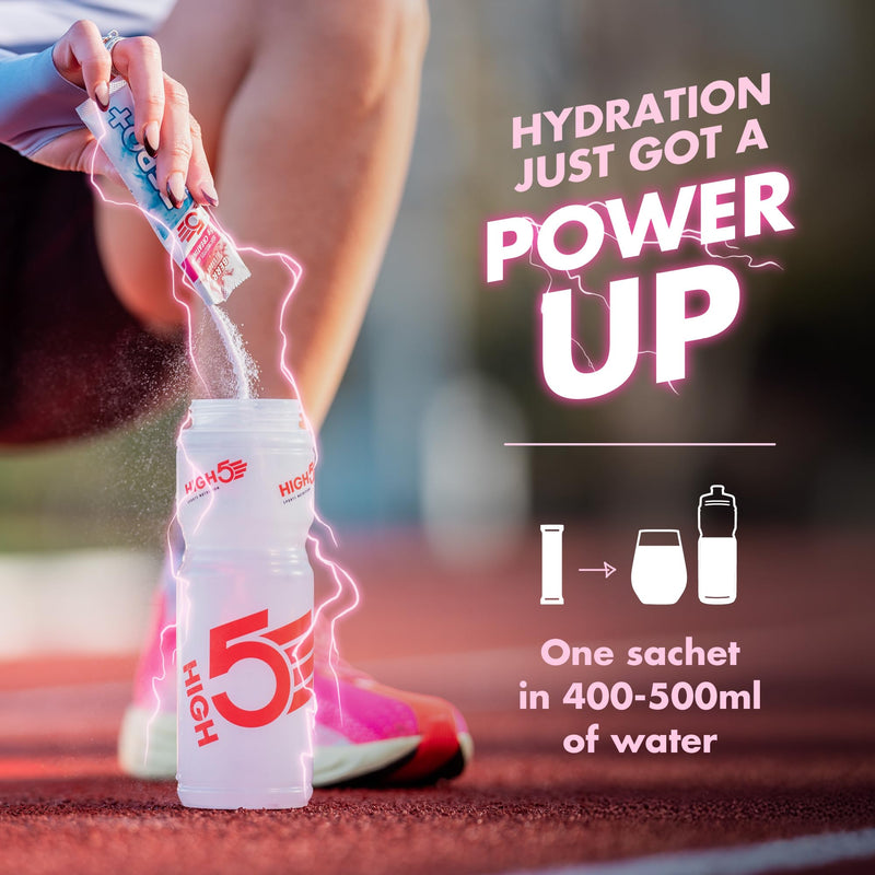 HIGH5 Zero+ Creatine & Electrolytes Hydration Sachets - Sugar Free Electrolytes Powder with 5g Creatine Monohydrate for Performance, Power & Focus - Rehydration Sachets (Berry, 16 x 11.5g) Berry