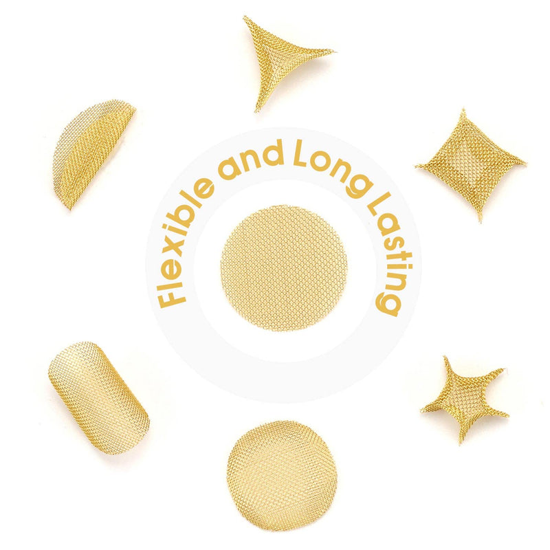 [Australia] - 200pcs 3/4 Inch Brass Pipe Screens, 3/4 Inch Brass Pipe Screen with Storage Box 0.75 Inch (Pack of 200) 