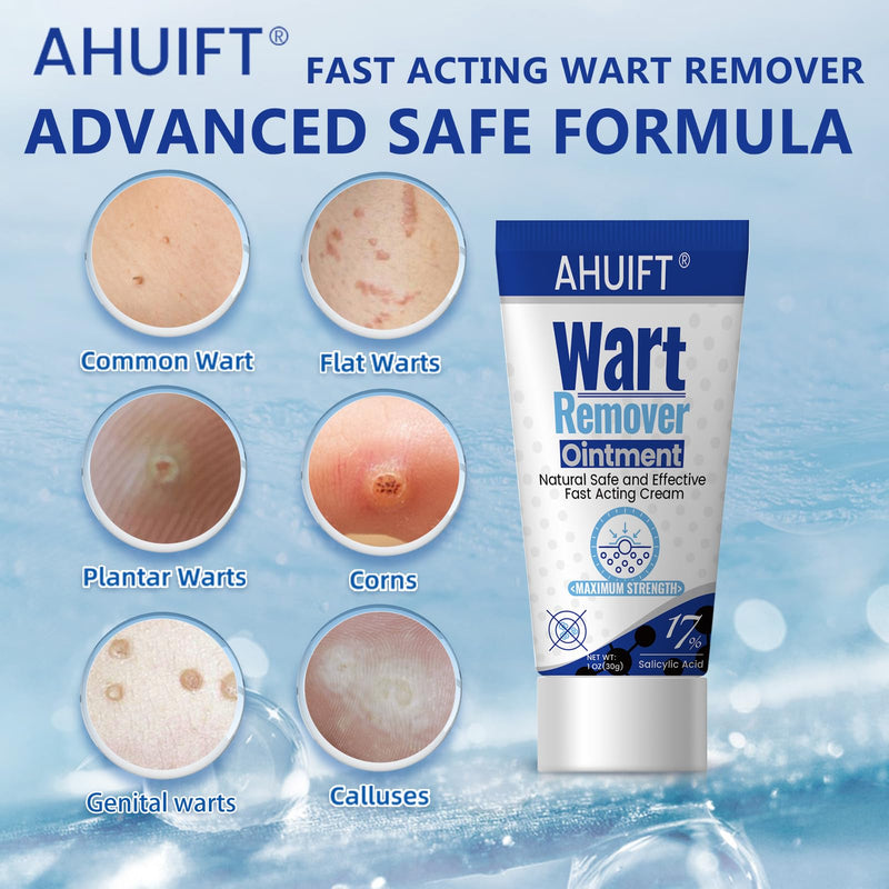 [Australia] - Fast Action Wart Remover Ointment Maximum Strength Cream with Salicylic Acid - Fast-Acting Wart Cream Freeze Off Designed for Warts XK04 